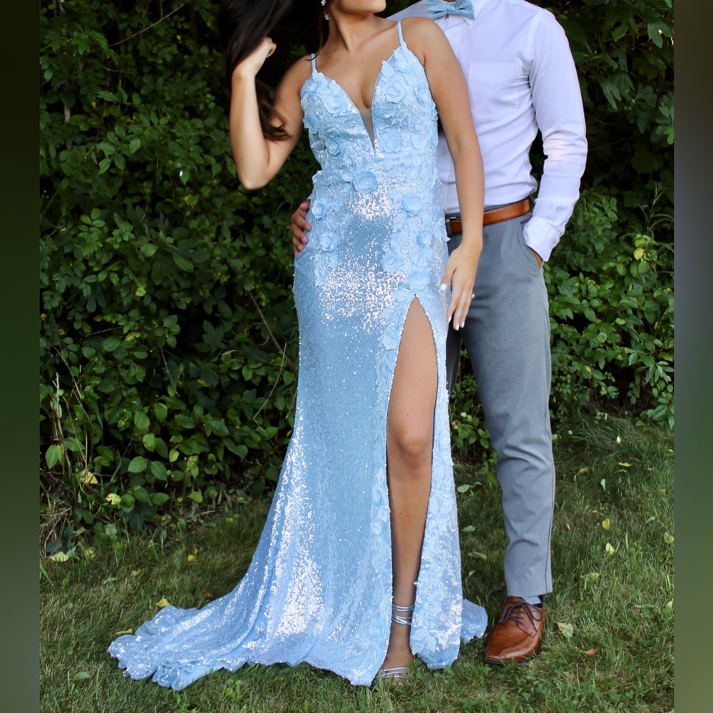Jovani Light Blue Prom Dress (1012)